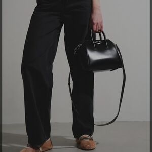 Givenchy Black Leather Anitgona Mini